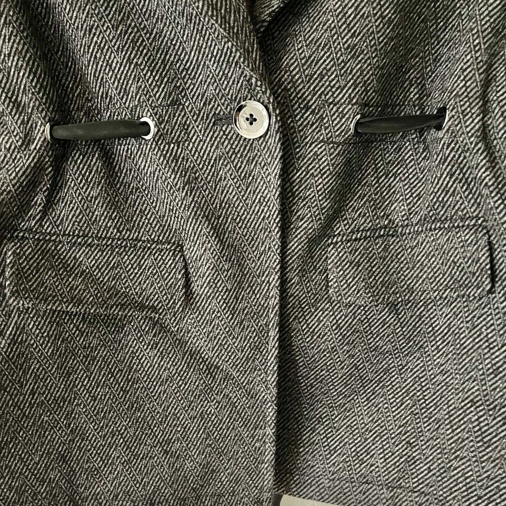 White House Black Market Blazer Jacket Sz XXSP Workwear Dark Academia Preppy - Picture 6 of 12